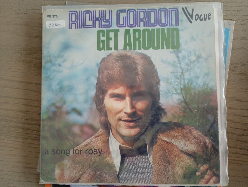 Ricky Gordon - Get around, Cd's en Dvd's, Gebruikt, 7 inch, Single, Ophalen of Verzenden