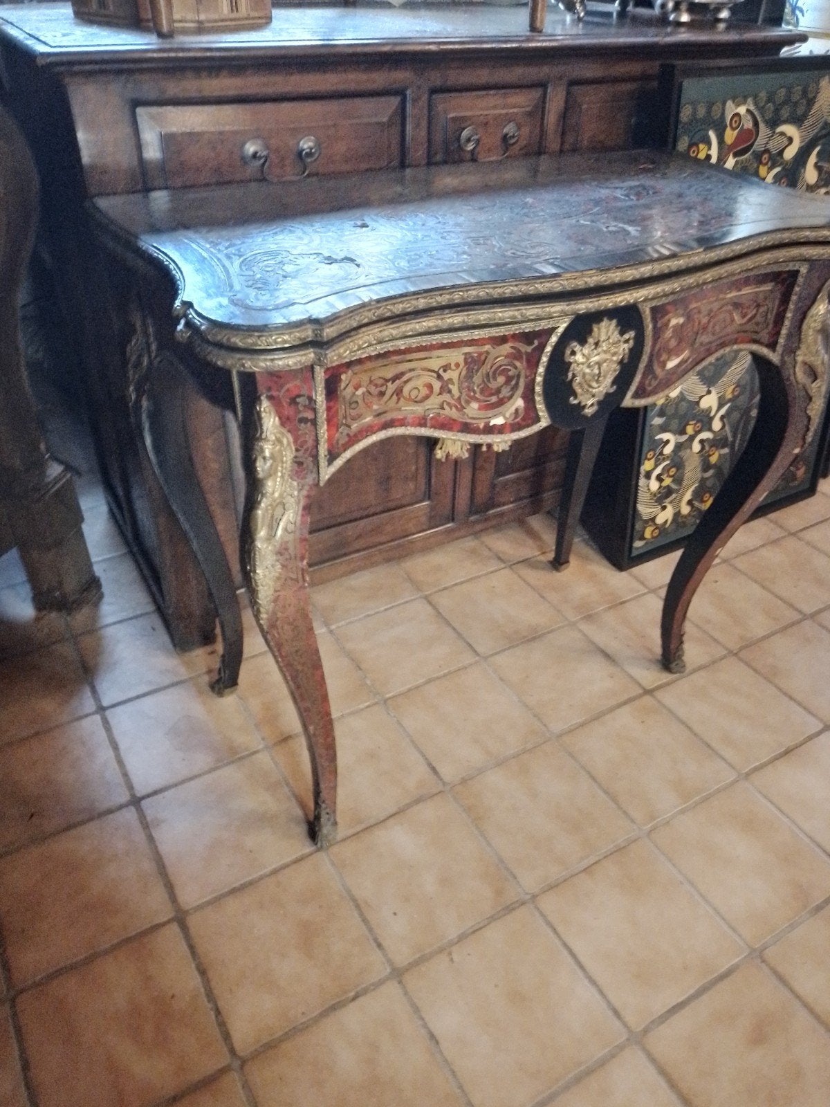 Boulle speeltafeltje, Antiek en Kunst, Ophalen