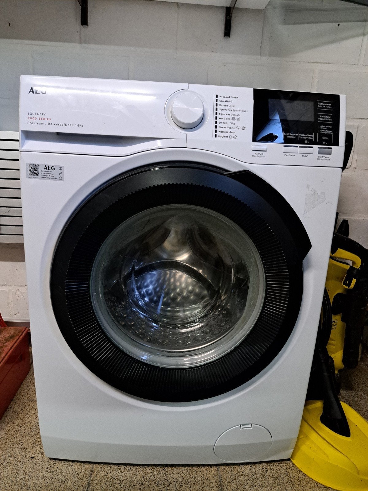 AEG wasmachine, 6 tot 8 kg, Ophalen, Zo goed als nieuw