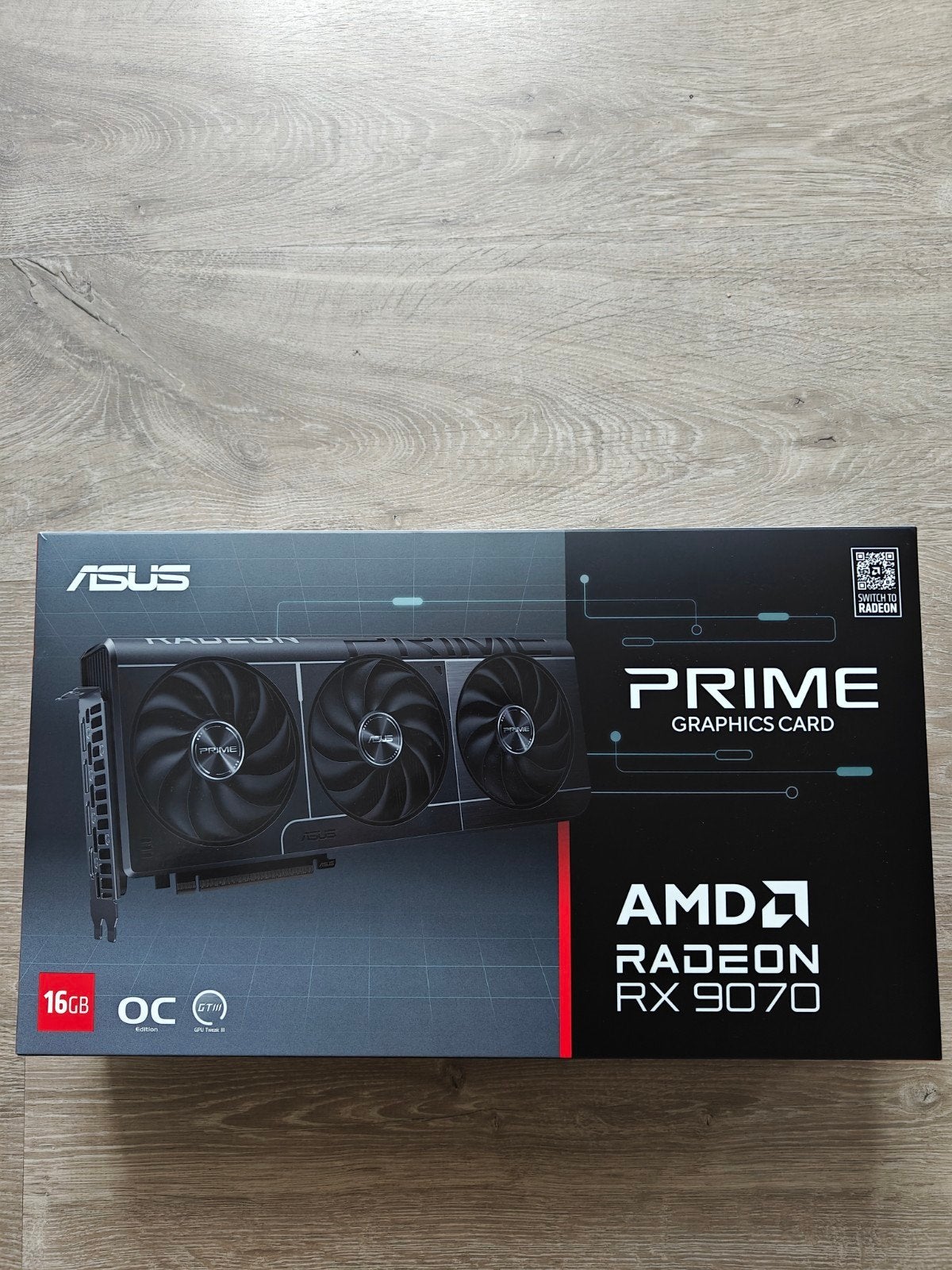 ASUS Prime Radeon RX 9070 16GB OC EVO Videokaart, Computers en Software, Videokaarten, Ophalen