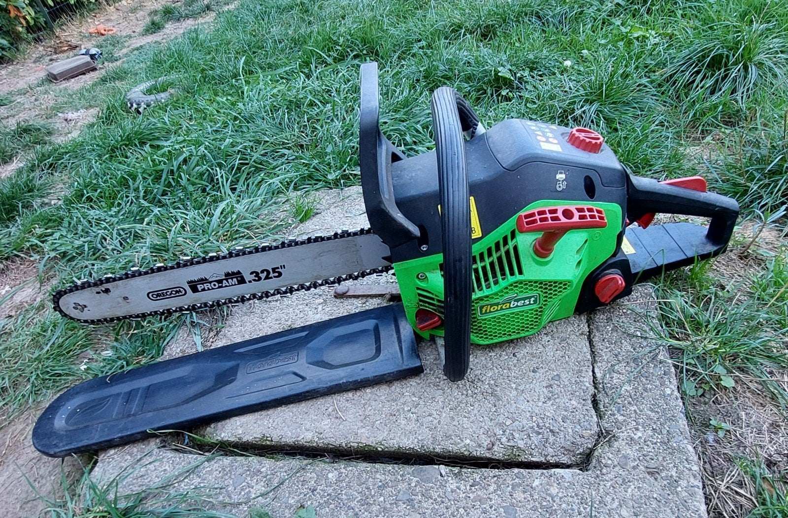 Kettingzaag op benzine van 50 cm, Ophalen, Kettingzaag, FloraBest, 30 tot 70 mm