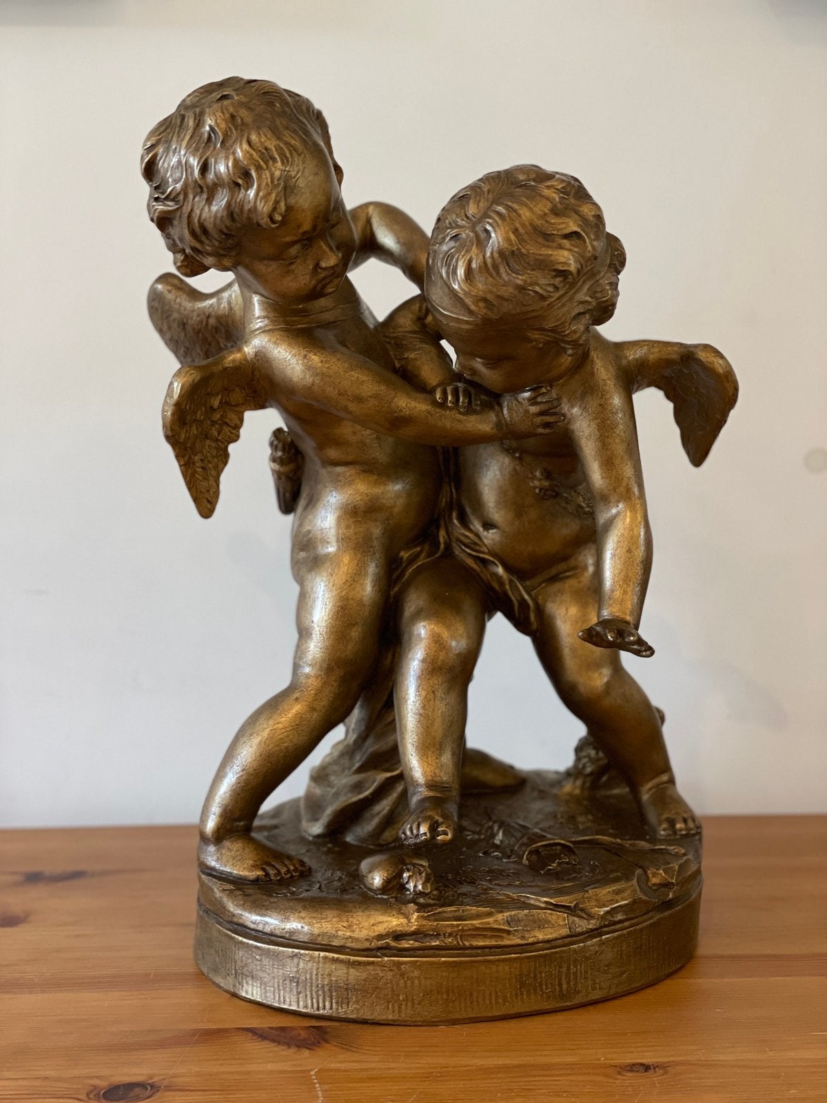 “Terracotta beeld Canova – Putti / Cherubijnen – 43 cm”, Antiek en Kunst, Kunst | Beelden en Houtsnijwerken, Beeld, Overige materialen