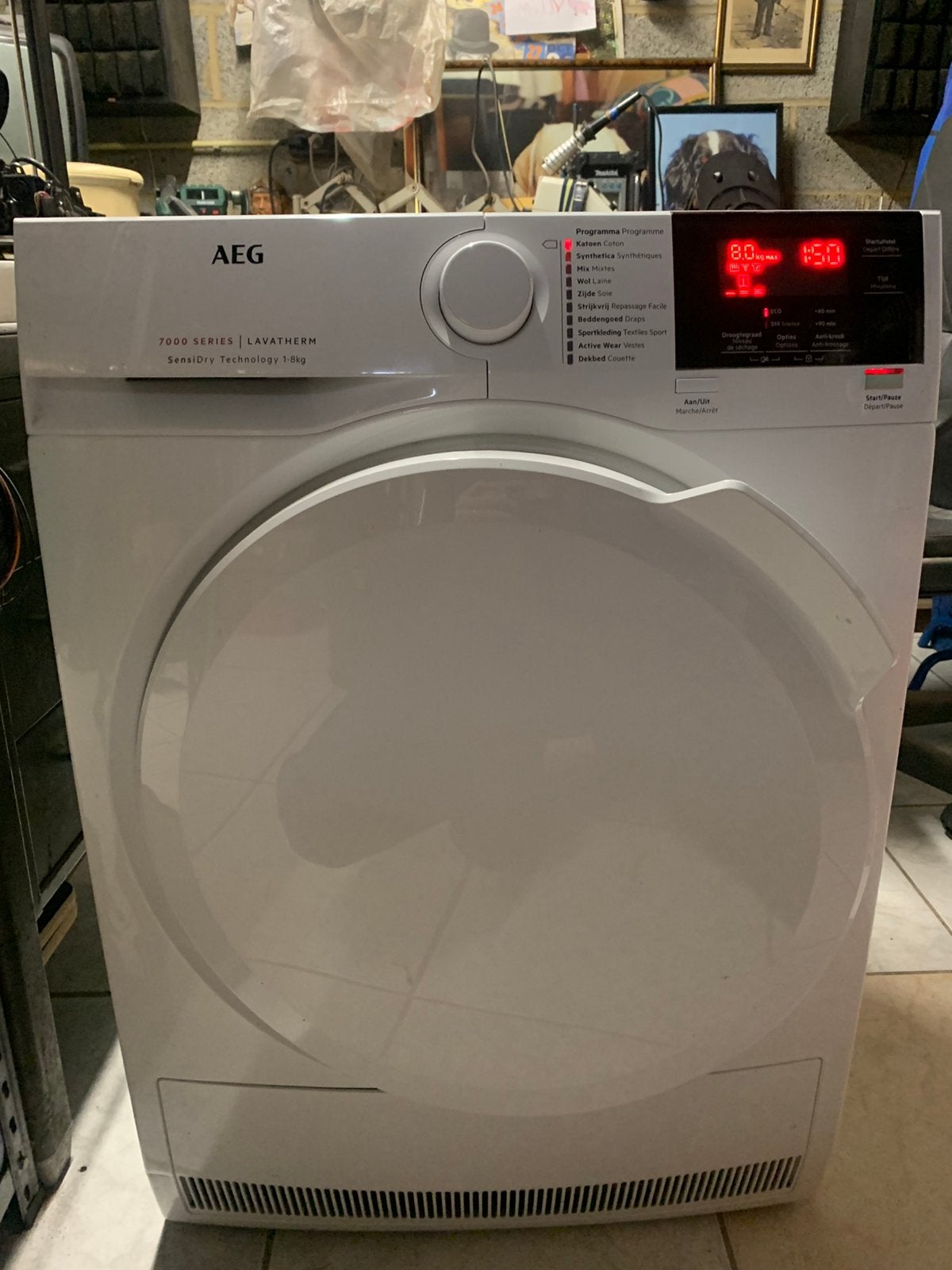 Sechoir à condensation avec pompe à chaleur, Elektronische apparatuur, Ophalen, Zo goed als nieuw, Condens