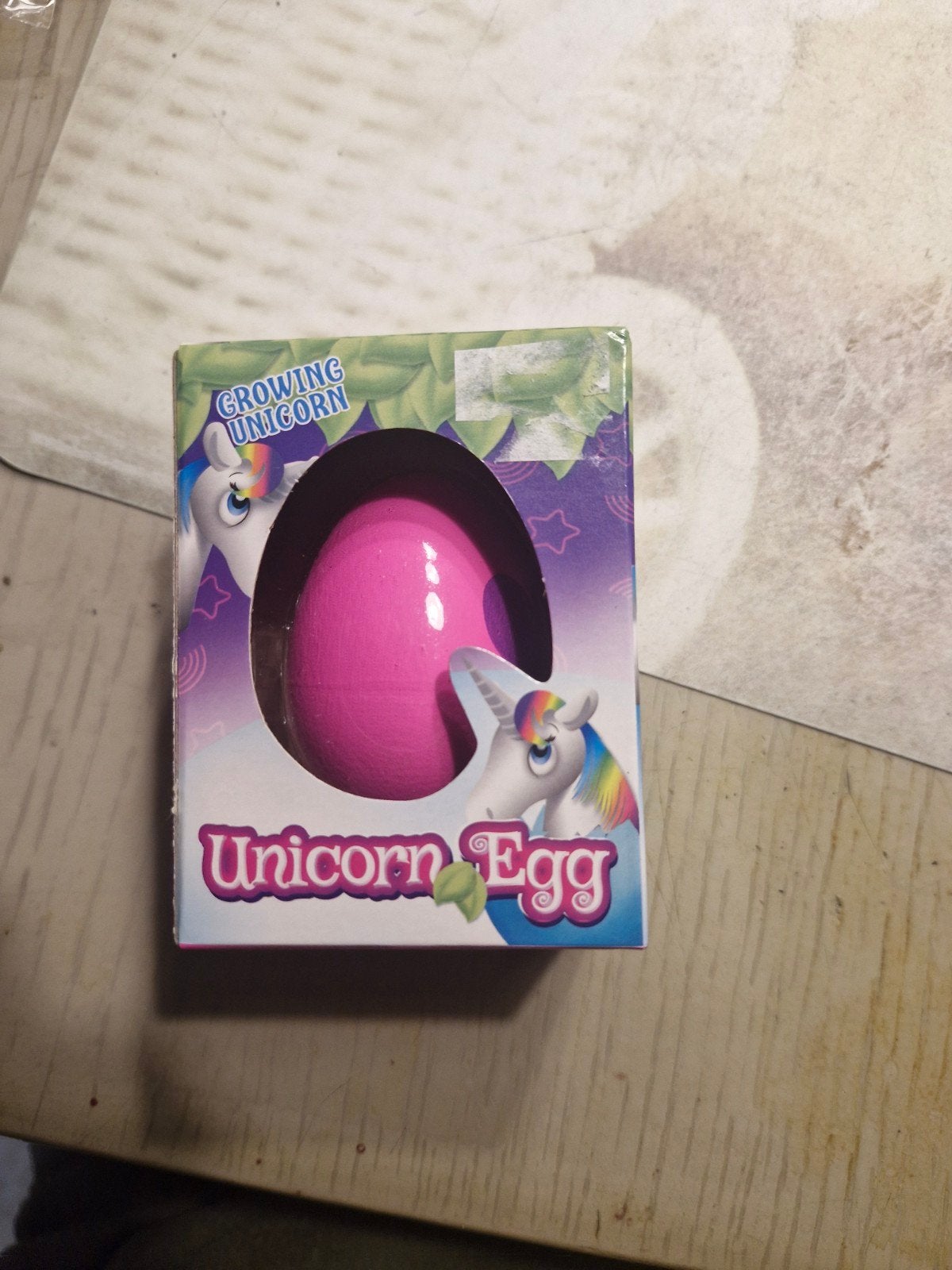 nouveau jouet oeuf unicorn growing en bonne etat, Ophalen of Verzenden, Nieuw