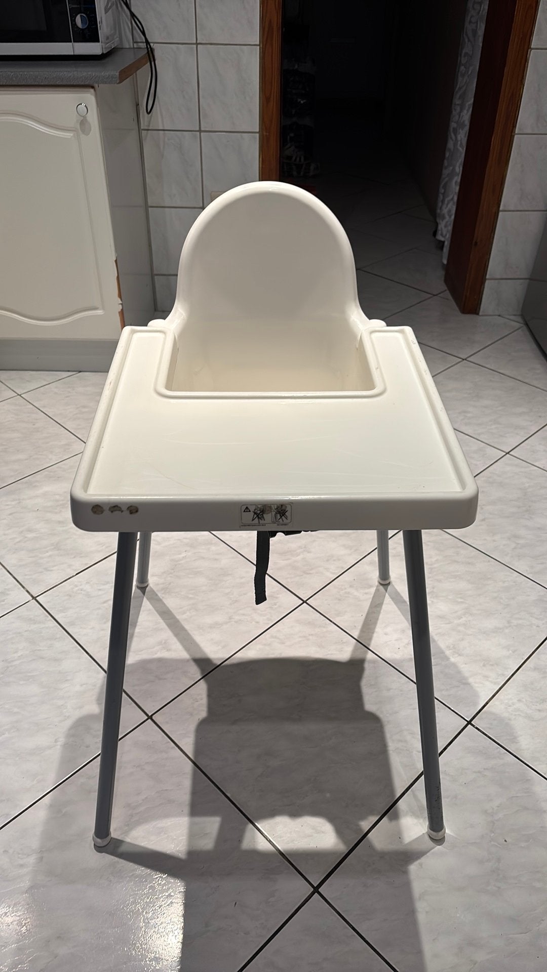 Chaise haute enfant, Enlèvement, Utilisé, Chaise de table, Ceinture(s)