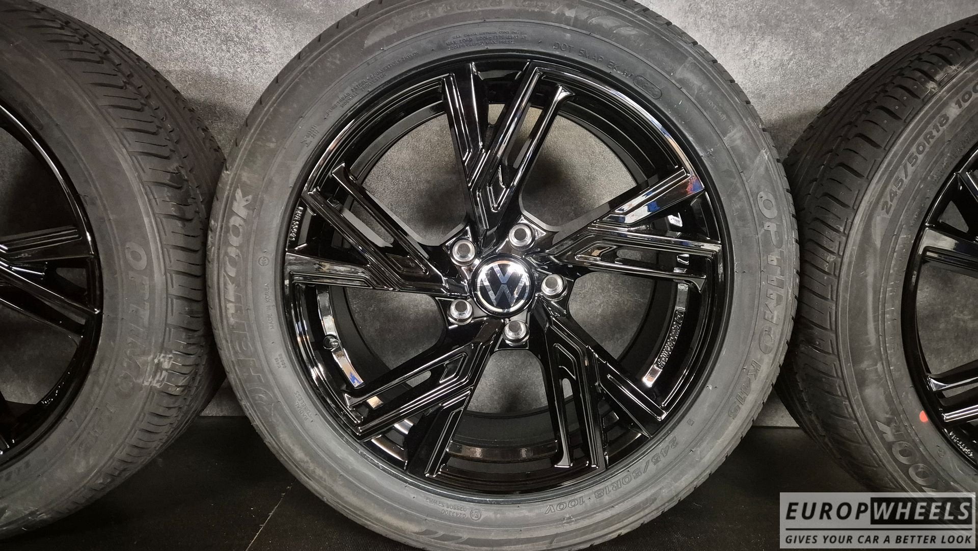 18 inch Volkswagen Transporter Bulli T6 Multivan zwart, 18 inch, -, -, Banden en Velgen
