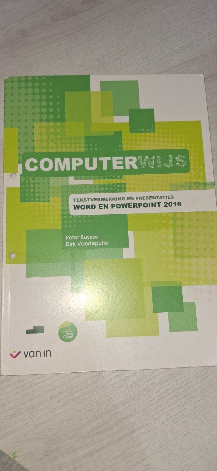 Computerwijs: Tekstverwerking en presentaties Word en PowerP, Boeken, Ophalen, Nieuw, Nederlands, Peter Buysse; Dirk Vandeputte