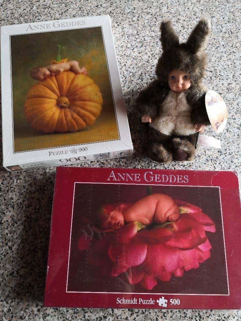 Anne Geddes - puzzels en eekhoorn popje uit te kiezen, Ophalen