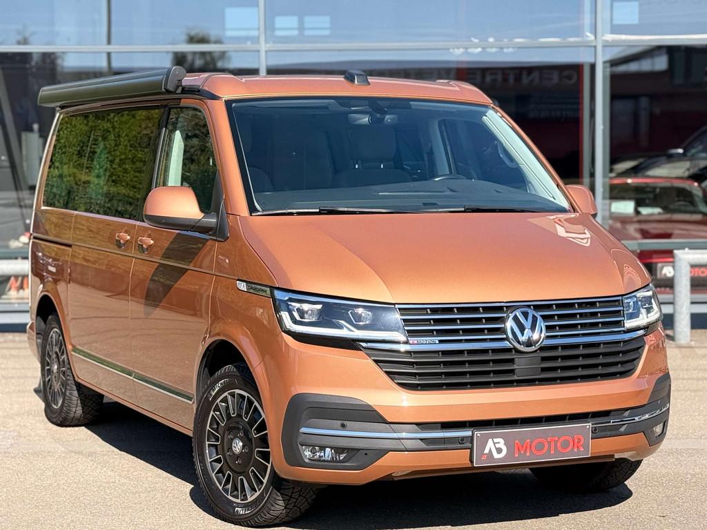 Volkswagen T6.1 California OCEAN 4MOTION 150CV 1ER PROP CHAU, Automaat, Stof, Gebruikt, Bedrijf