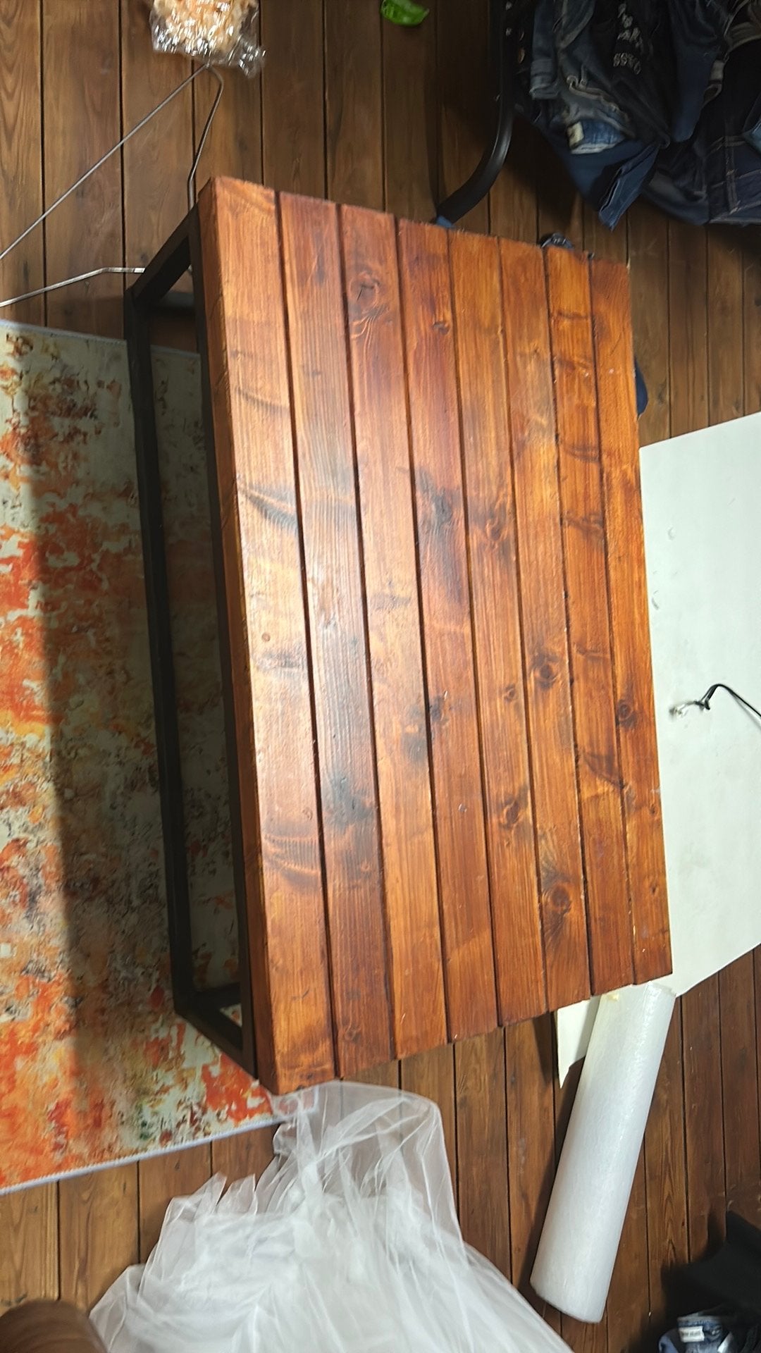 Indusrieel lounge/salontafel, Tuin en Terras, Ophalen, Gebruikt