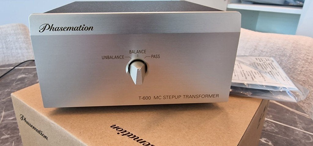 Phasemation T600 MC stepup transformer, Audio, Tv en Foto, Platenspelers, Ophalen of Verzenden, Zo goed als nieuw, Platenspeler-onderdeel