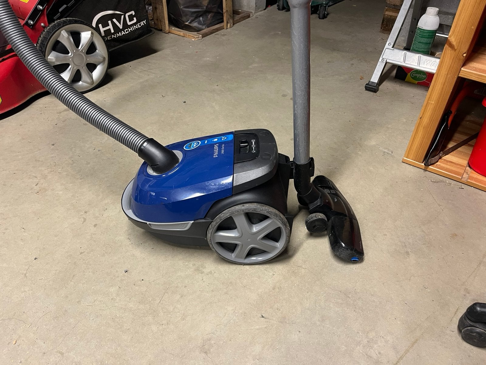 Philips 3000 Series Stofzuiger met zak – Blauw Goed werkend, Ophalen, Zo goed als nieuw, Philips