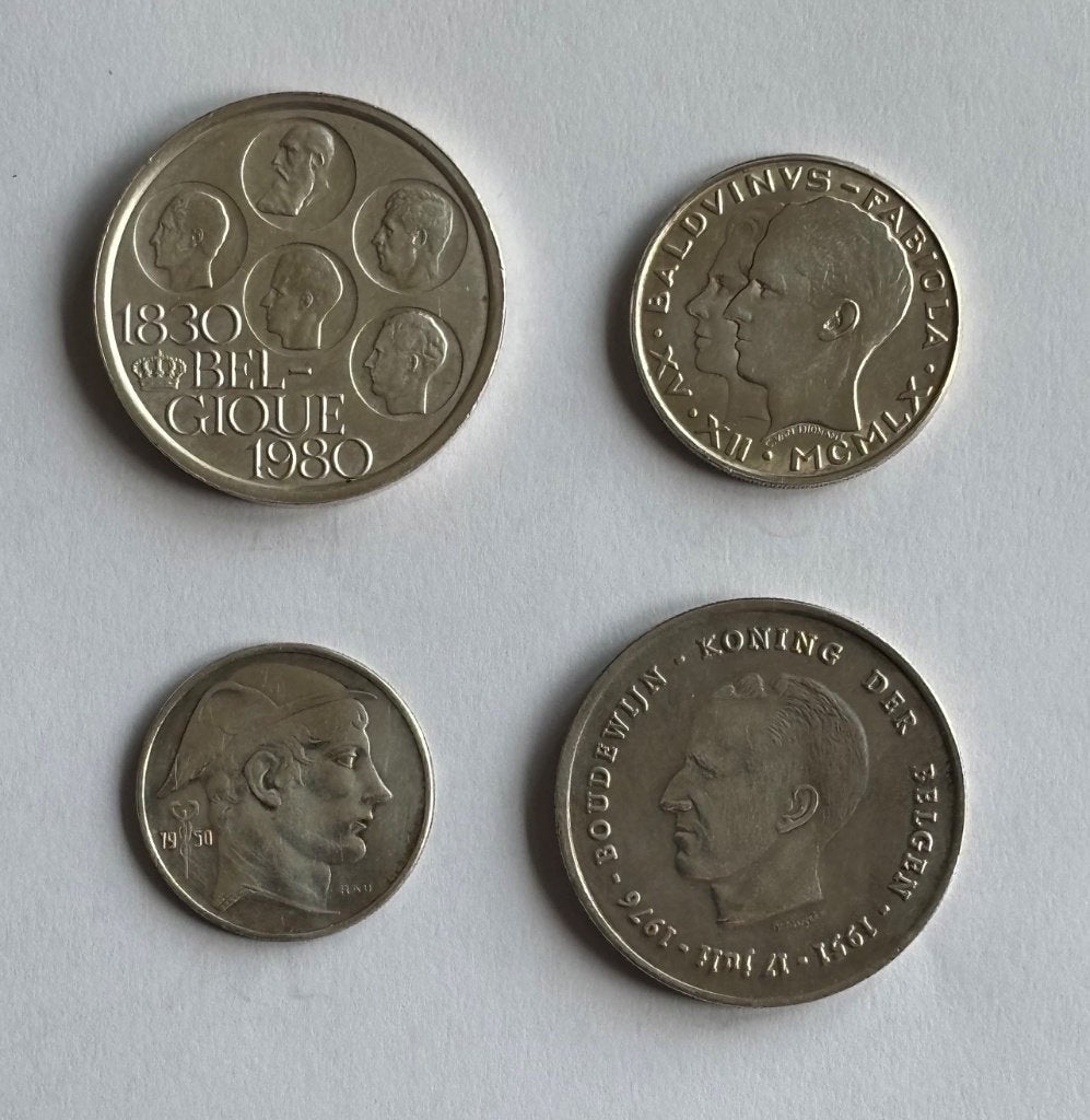Pièces d'argent belges, Enlèvement ou Envoi, Argent, Série, Argent