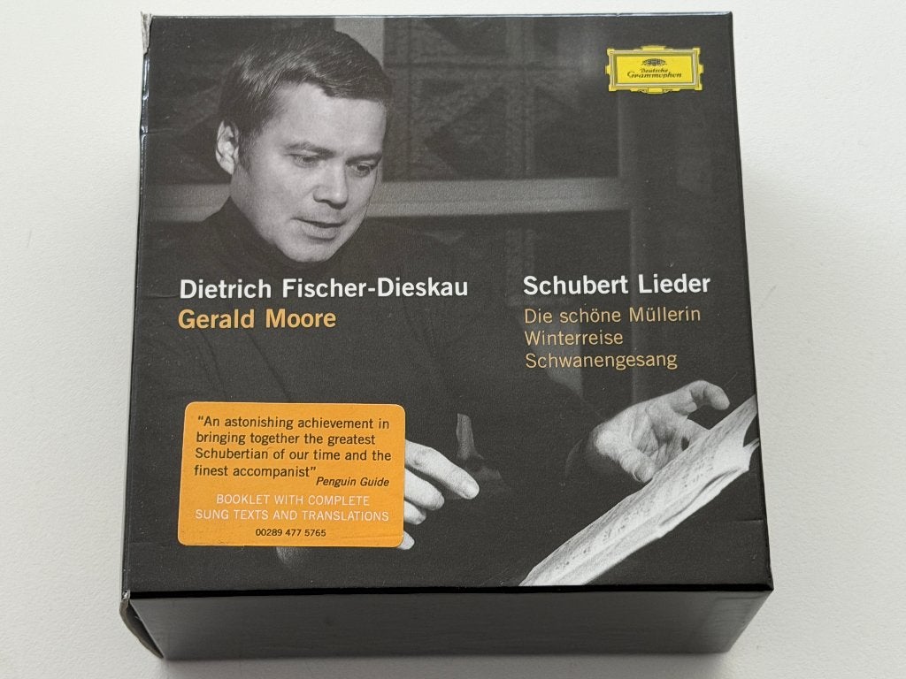 Dietrich Fischer-Dieskau, Gerald Moore – Schubert: Lieder, Ophalen of Verzenden, Gebruikt, Boxset