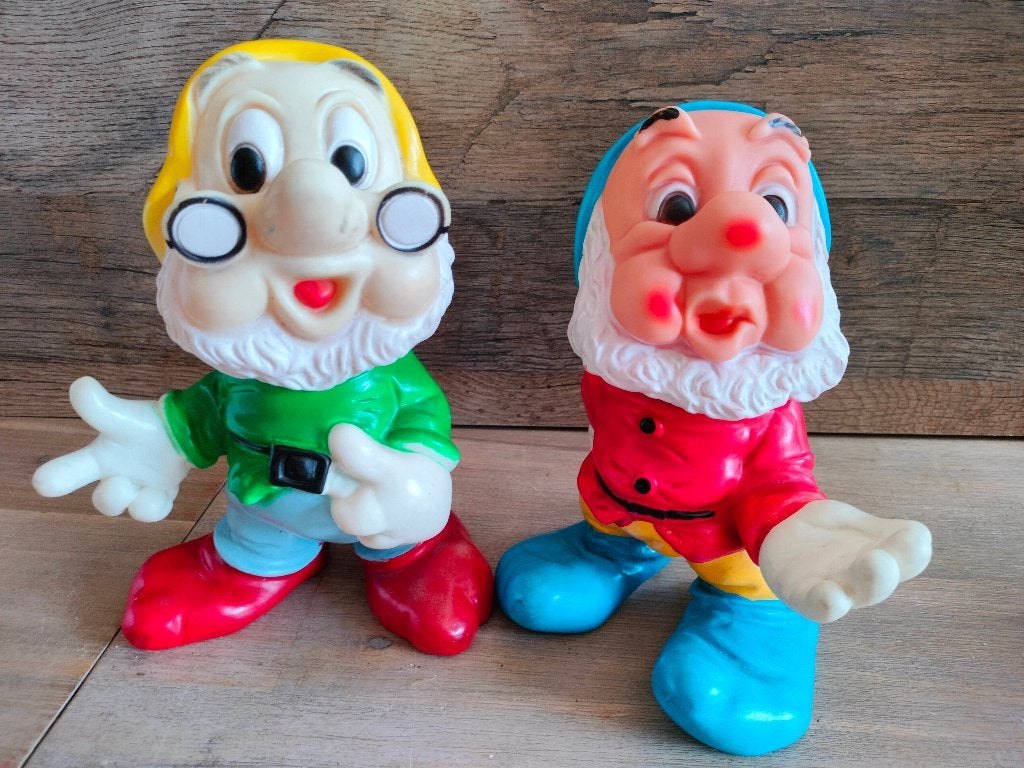 2 vintage Disney dwergen, Kinderen en Baby's, Speelgoed | Poppen, Ophalen, Gebruikt, Overige typen