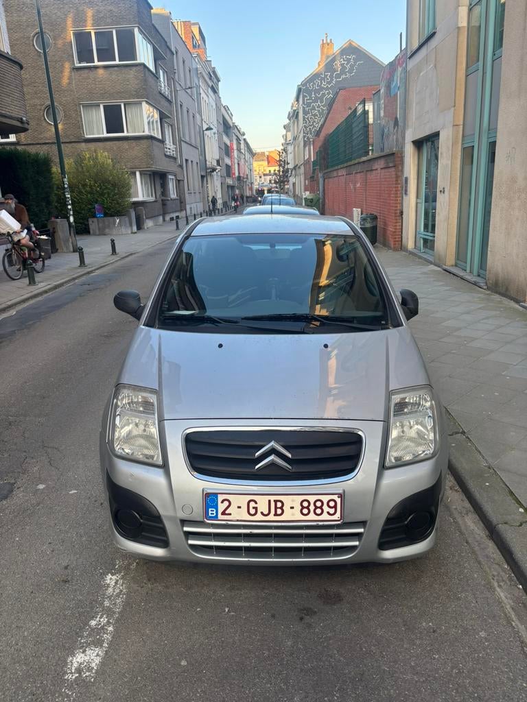 Citroën C2 grise 76 000km, Auto's, Bluetooth, C2, Zilver of Grijs, 3 deurs