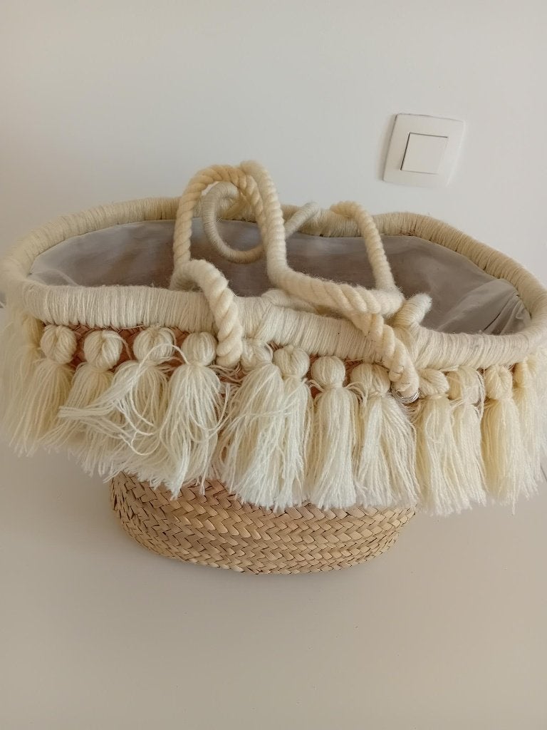 Panier artisanal de Marrakech, Hobby & Loisirs créatifs, Enlèvement ou Envoi, Utilisé