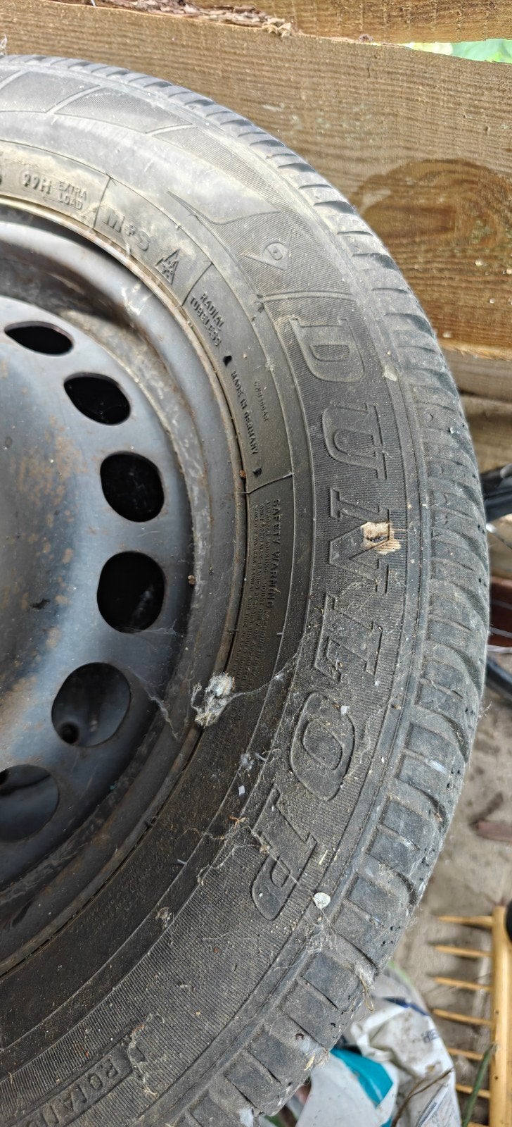 winterbanden  dunlop, Ophalen, Gebruikt