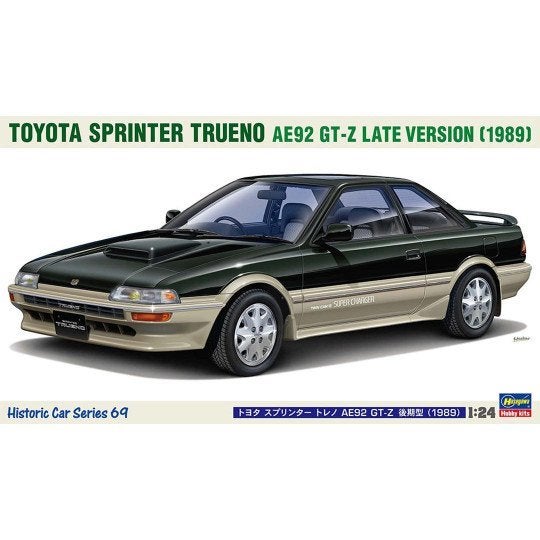 HASEGAWA 21169 TOYOTA SPRINTER TRUENO AE92 GT-Z 1989 1/24, Neuf, Autres marques, Enlèvement ou Envoi, Voiture