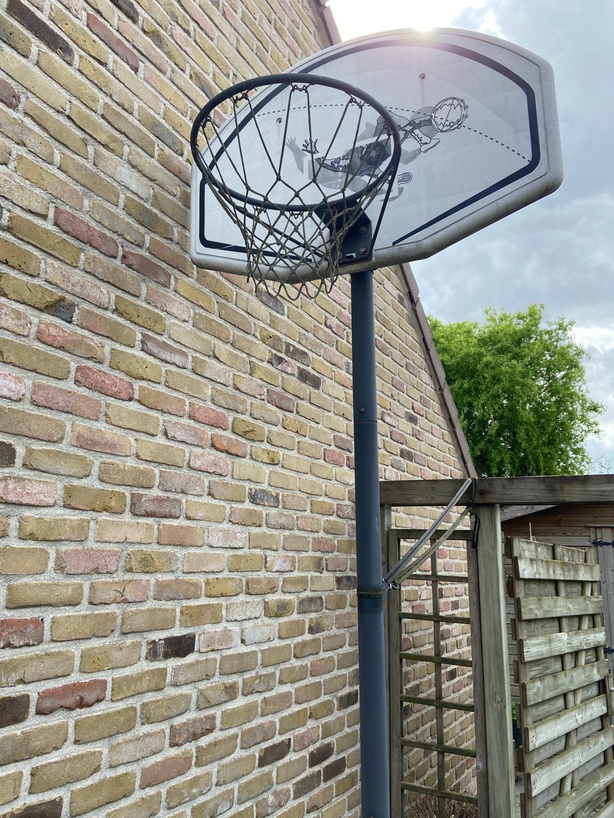 basketbaldoel, Sport en Fitness, Basketbal, Ophalen, Gebruikt, Ring, Bord of Paal