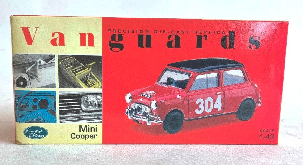 Mini Cooper Monte Carlo Pat Moss Vanguards VA25007., Hobby en Vrije tijd, Modelauto's | 1:43, Ophalen of Verzenden, Zo goed als nieuw