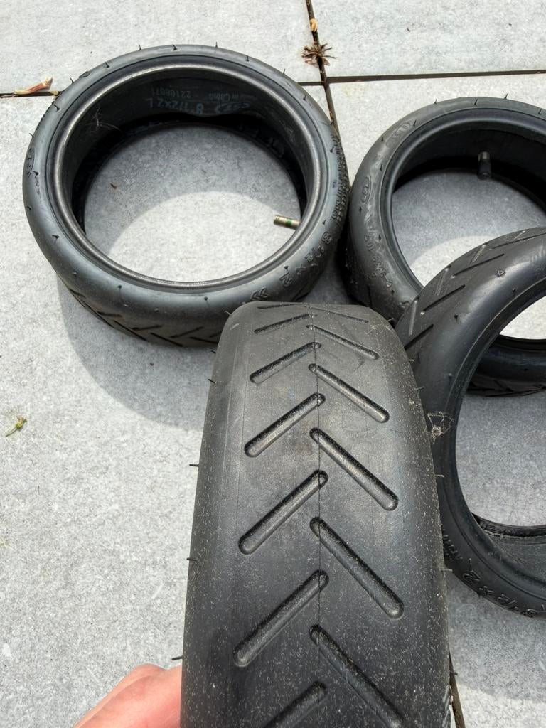 4 Pneus 8 1/2 x 2 pour trottinette, Vélos & Vélomoteurs, Trottinettes, Enlèvement