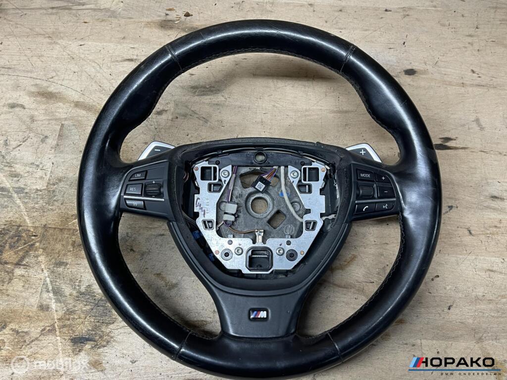 M Sportstuur leder BMW 5 serie F10 F11 F07, Auto-onderdelen, Besturing, Gebruikt, Einsteinlaan 5 rijswijk, Bmw, Ophalen of Verzenden