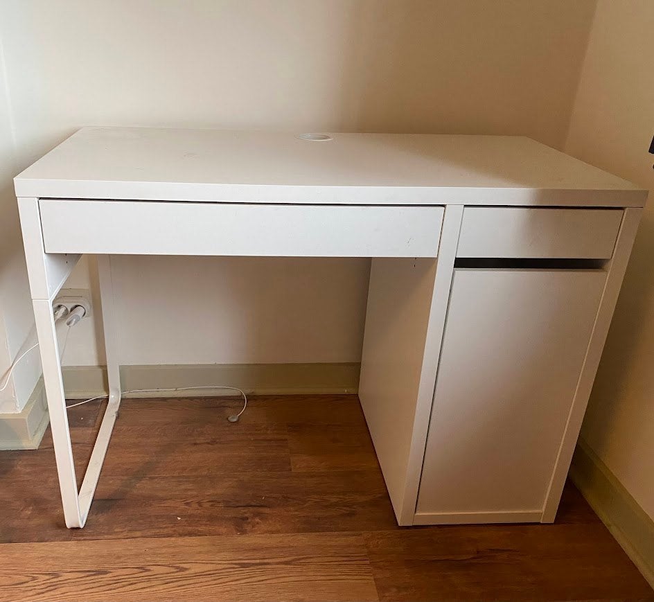 Bureau MICKE IKEA., Ophalen, IKEA, Wit