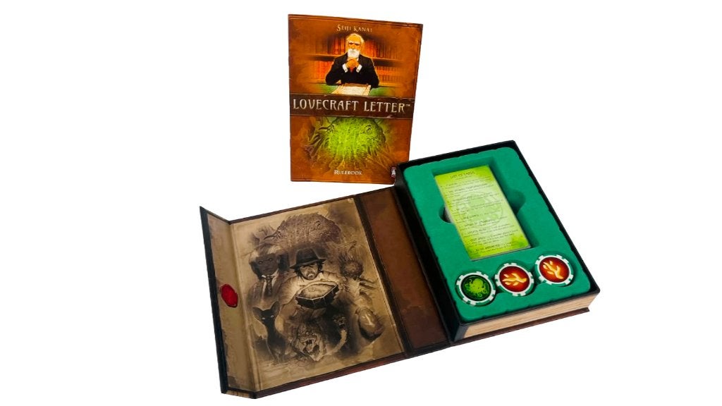 Lovecraft Letter (Bookcase 2017 edition), Trois ou quatre joueurs, Enlèvement, Comme neuf, AEG