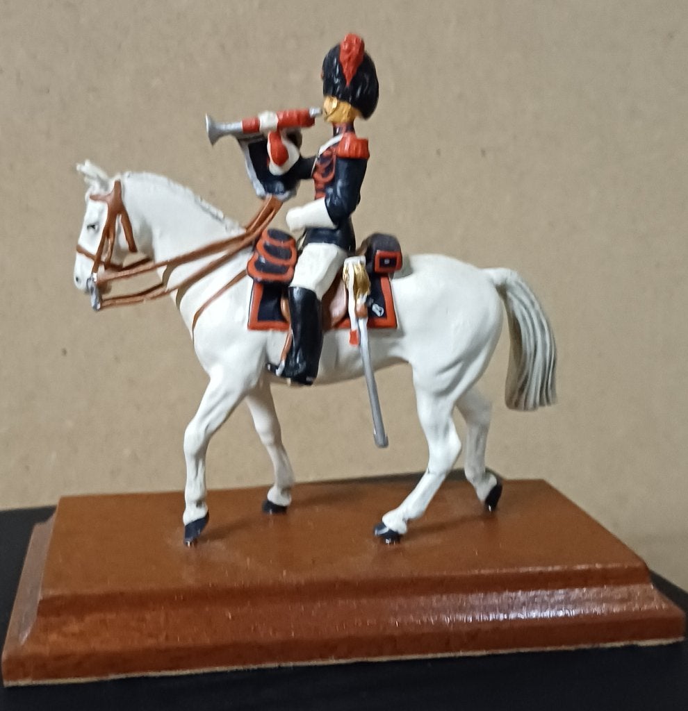 Gendarmerie-Escorte Royale à cheval- trompette, Enlèvement ou Envoi, Gendarmerie, Miniature ou Figurine