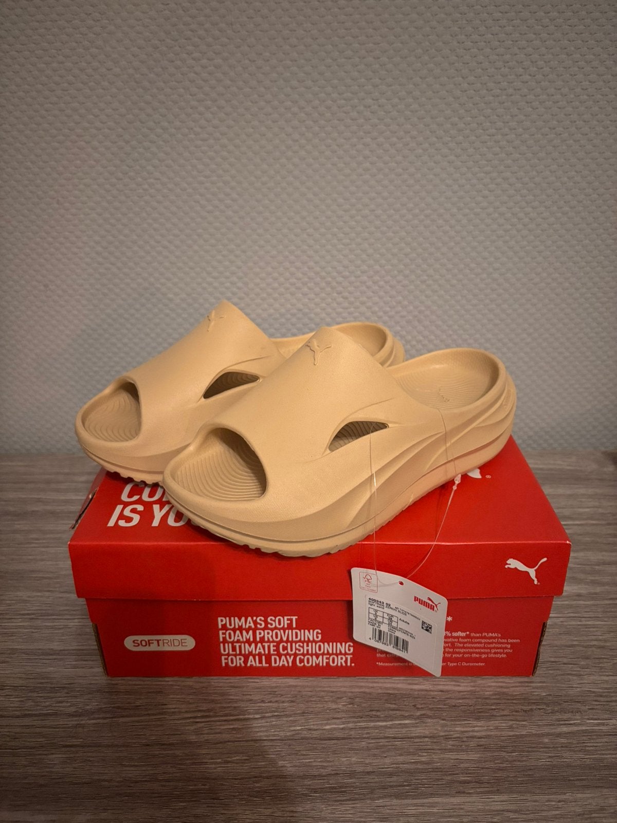 Puma Softride ZeroG slides - light sand, Enlèvement ou Envoi, Neuf