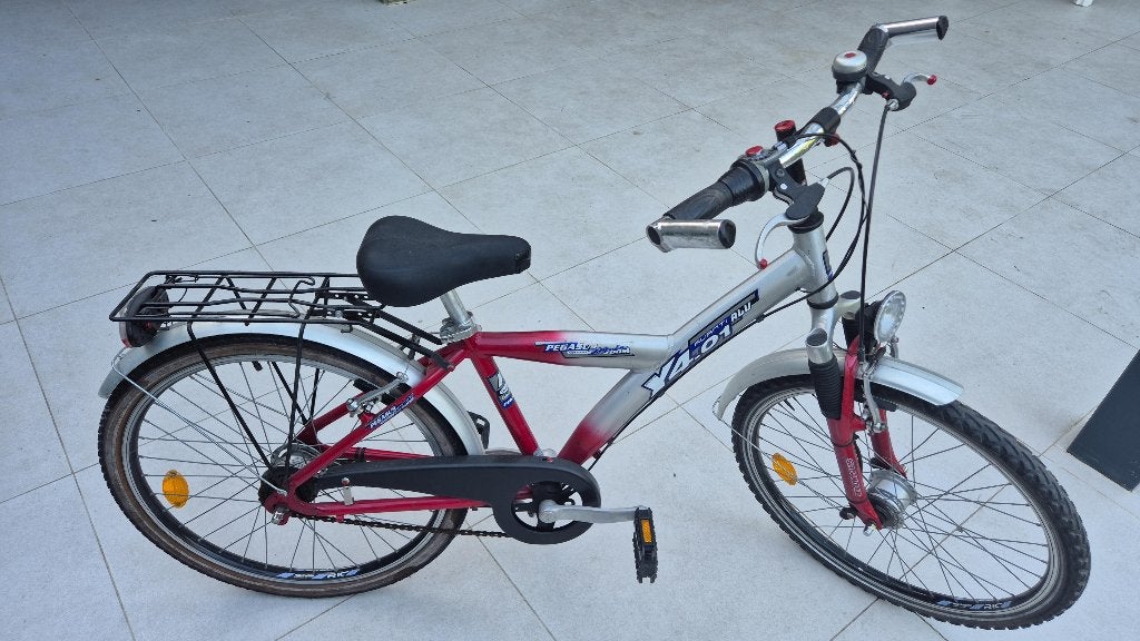Kinderfiets “Pegasus” Y4-01 alu.Frame x 24 voor 6-9 jaar=>, Enlèvement, Utilisé, 20 pouces ou plus, Pegasus