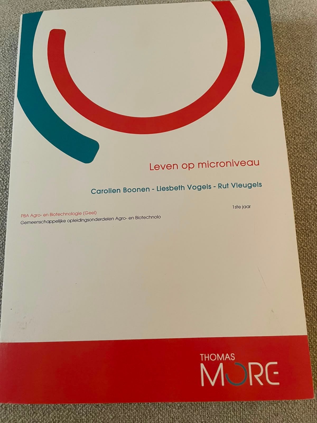 Leven op microniveau - Thomas More Geel, Ophalen of Verzenden, Nieuw, Hogeschool