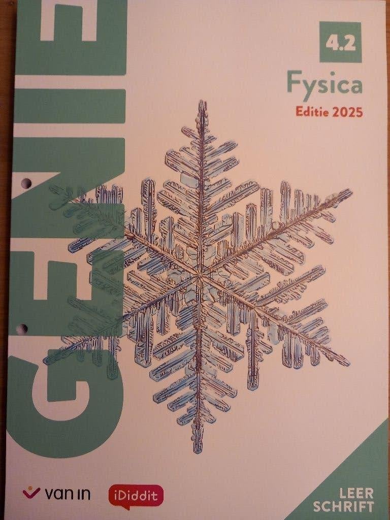 Genie Fysica 4.2 Leerschrift 2u NIEUW, Ophalen, ASO, Natuurkunde, Nieuw
