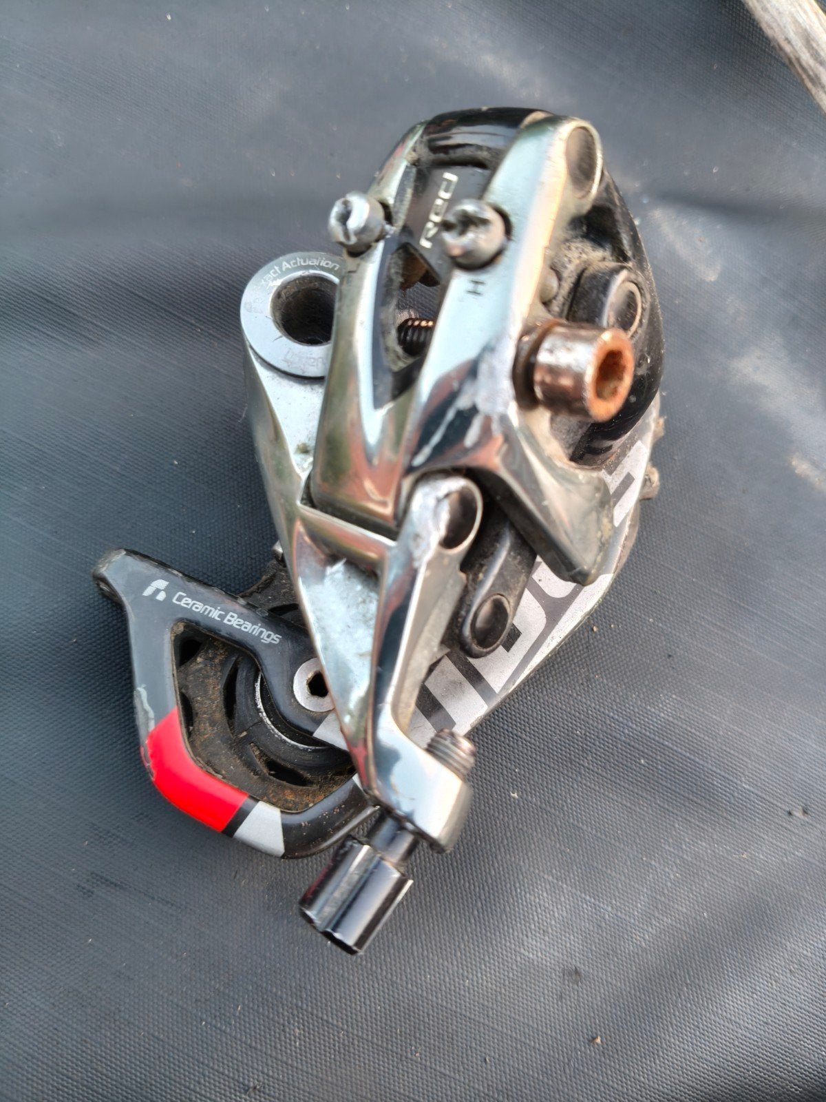 SRAM Red Achterderailleur 10-speed Dubbel Medium Kooi, Ophalen of Verzenden, Aluminium