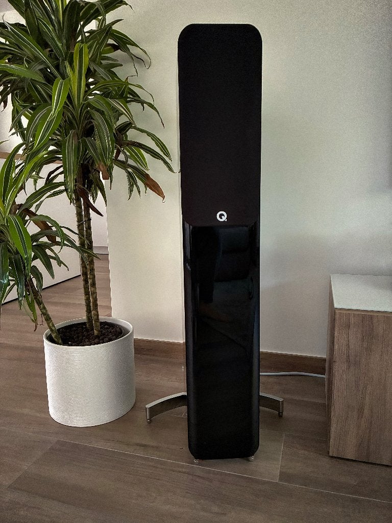 Q Acoustics Concept 50 luidsprekers, Vloerstaande luidspreker, Zo goed als nieuw, Ophalen, 150 watt of meer