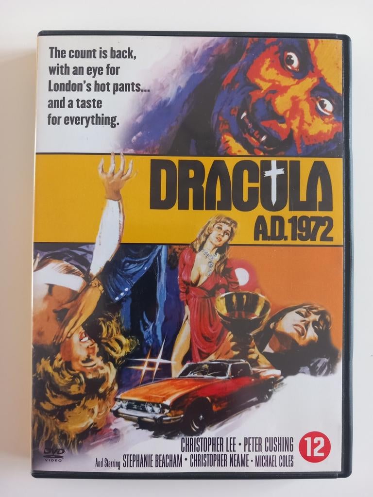 Dvd Dracula A.D. 1972 (Horrorfilm) ZELDZAAM, Ophalen of Verzenden, Zo goed als nieuw, Vampiers of Zombies