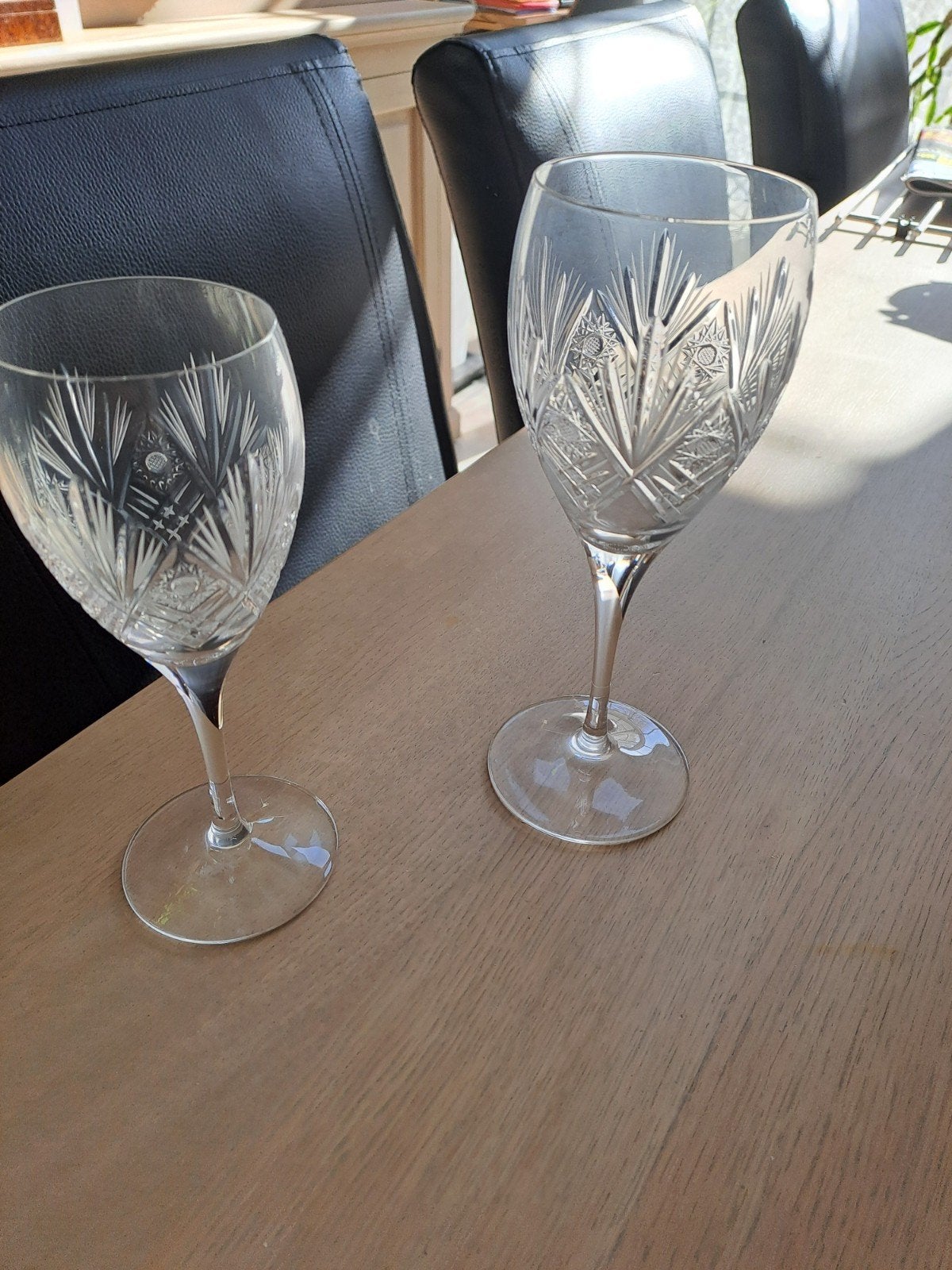 Vaisselle et carafe en cristal (italien)., Collections, Porcelaine, Cristal & Couverts, Enlèvement, Cristal