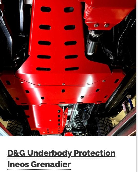 Ineos Grenadier body protection bodemplaten, Ophalen