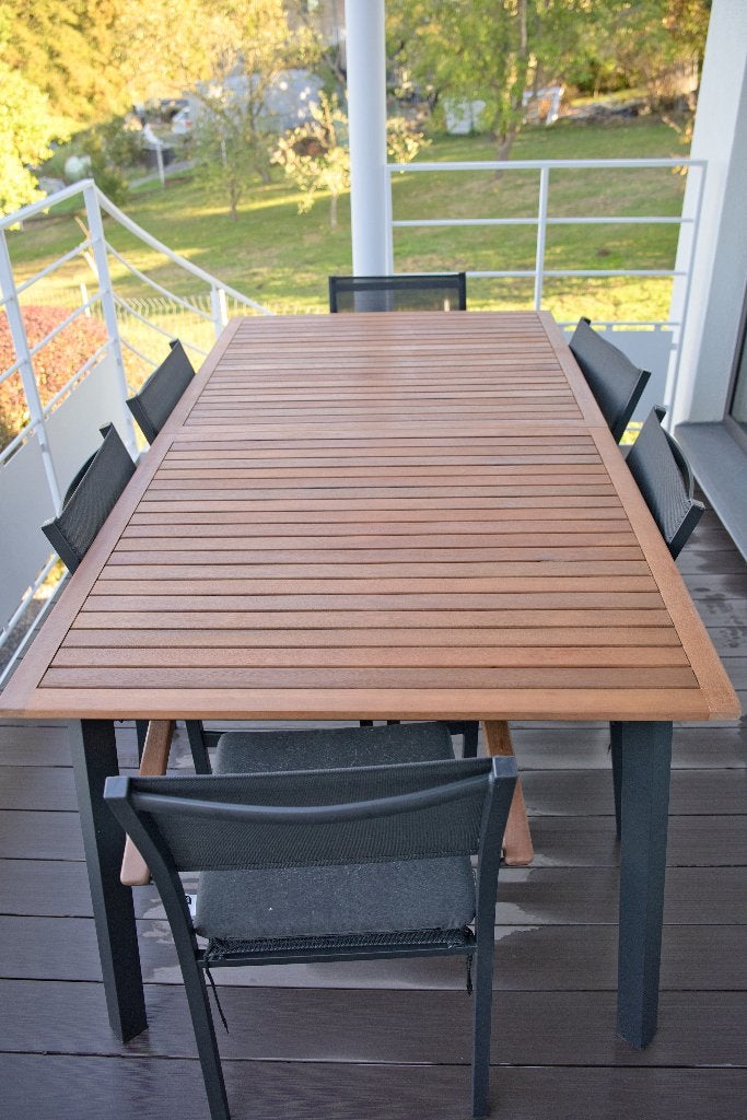 Table et chaises de jardin, Jardin & Terrasse, Table à dinner, Salons de jardin, Comme neuf, 8 places