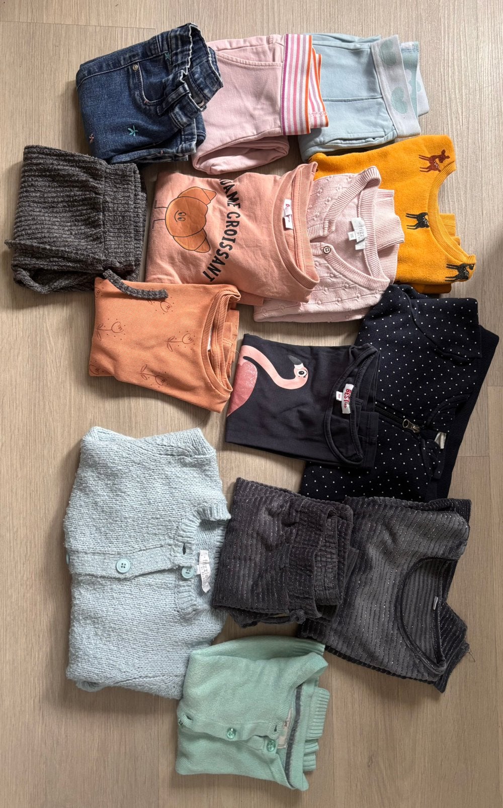 Pakket meisje maat 110, Ophalen, Gebruikt, Maat 110