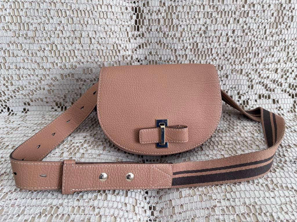 Onberispelijke schoudertas van het model DELVAUX Mutin, Ophalen of Verzenden, Zo goed als nieuw, Groen