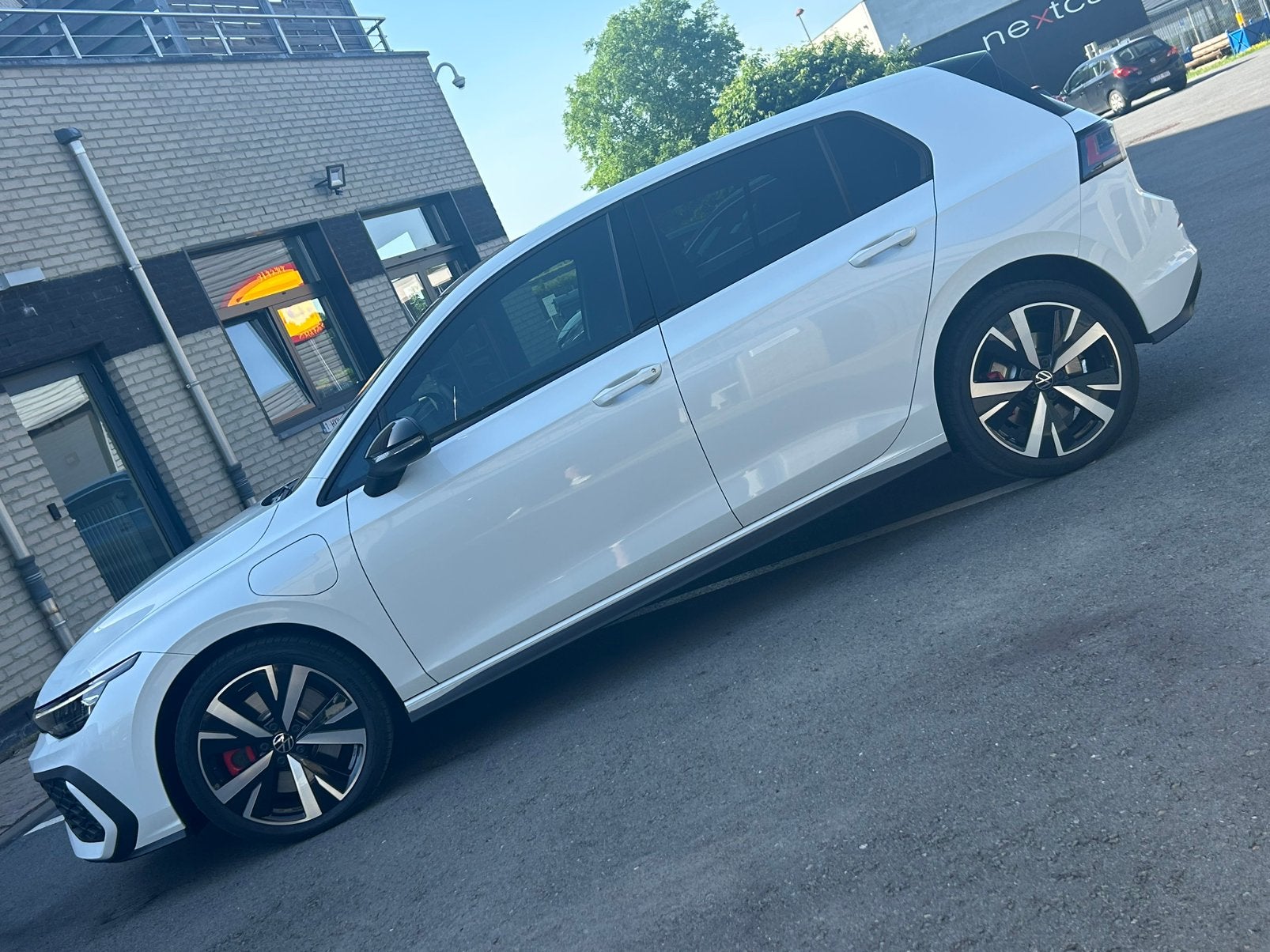 VOLGSWAGEN GOLF GTE 8.5 4.000 km hybride, Parkeerassistent, Stof, Wit, Berline
