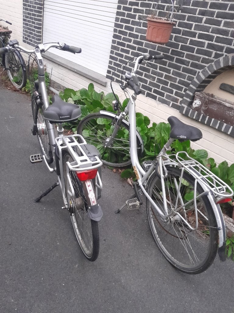 3 fietsen, Ophalen