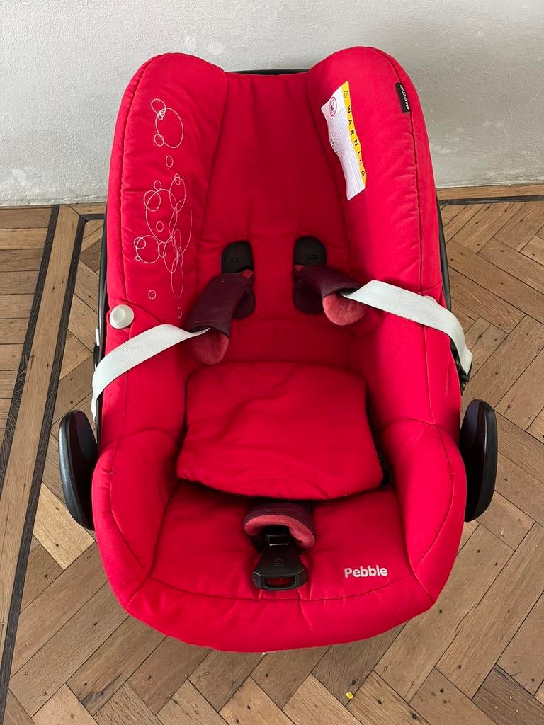 Maxi cosi pebble, Ophalen, Gebruikt, Autogordel of Isofix