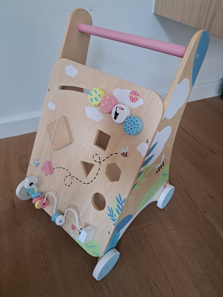 Loopwagen, Kinderen en Baby's, Speelgoed | Babyspeelgoed, Ophalen, Zo goed als nieuw, Overige typen
