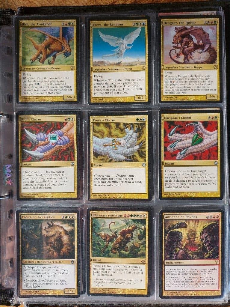 Magic the gathering CARTES MULTICOULEURS, Hobby en Vrije tijd, Ophalen, Zo goed als nieuw, Meerdere kaarten