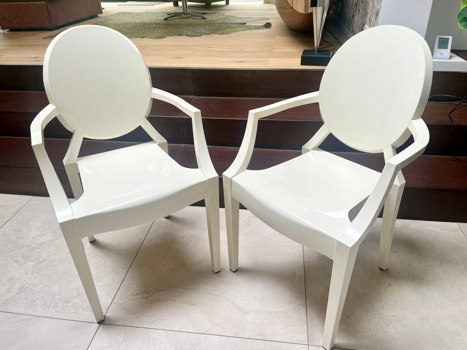 Chaises KARTELL Victoria Ghost - P. Starck, Enlèvement, Comme neuf