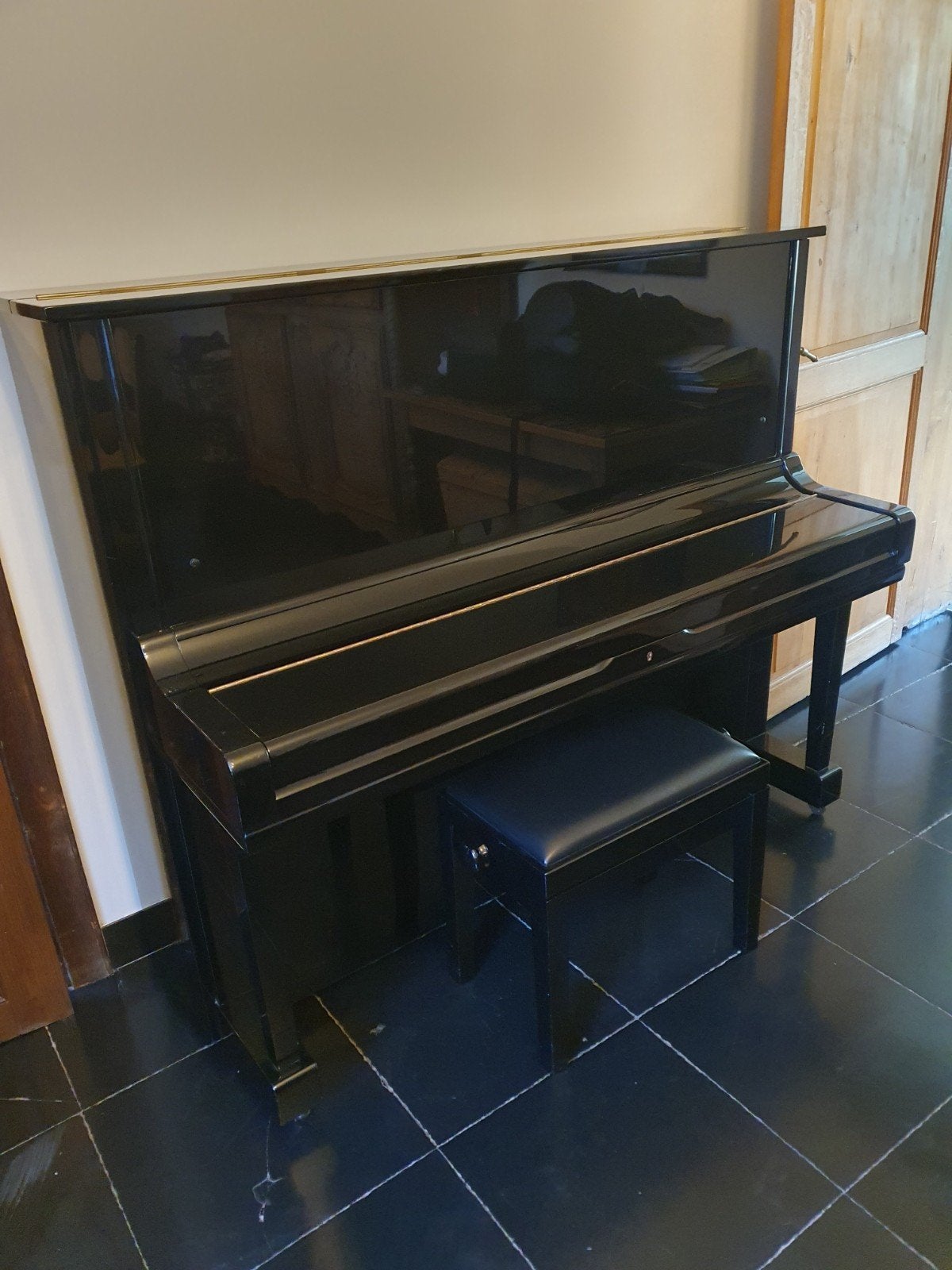 Magnifique Piano Droit Yamaha U3H – Très bon état  – Accordé, Musique & Instruments, Enlèvement ou Envoi, Brillant, Utilisé, Piano