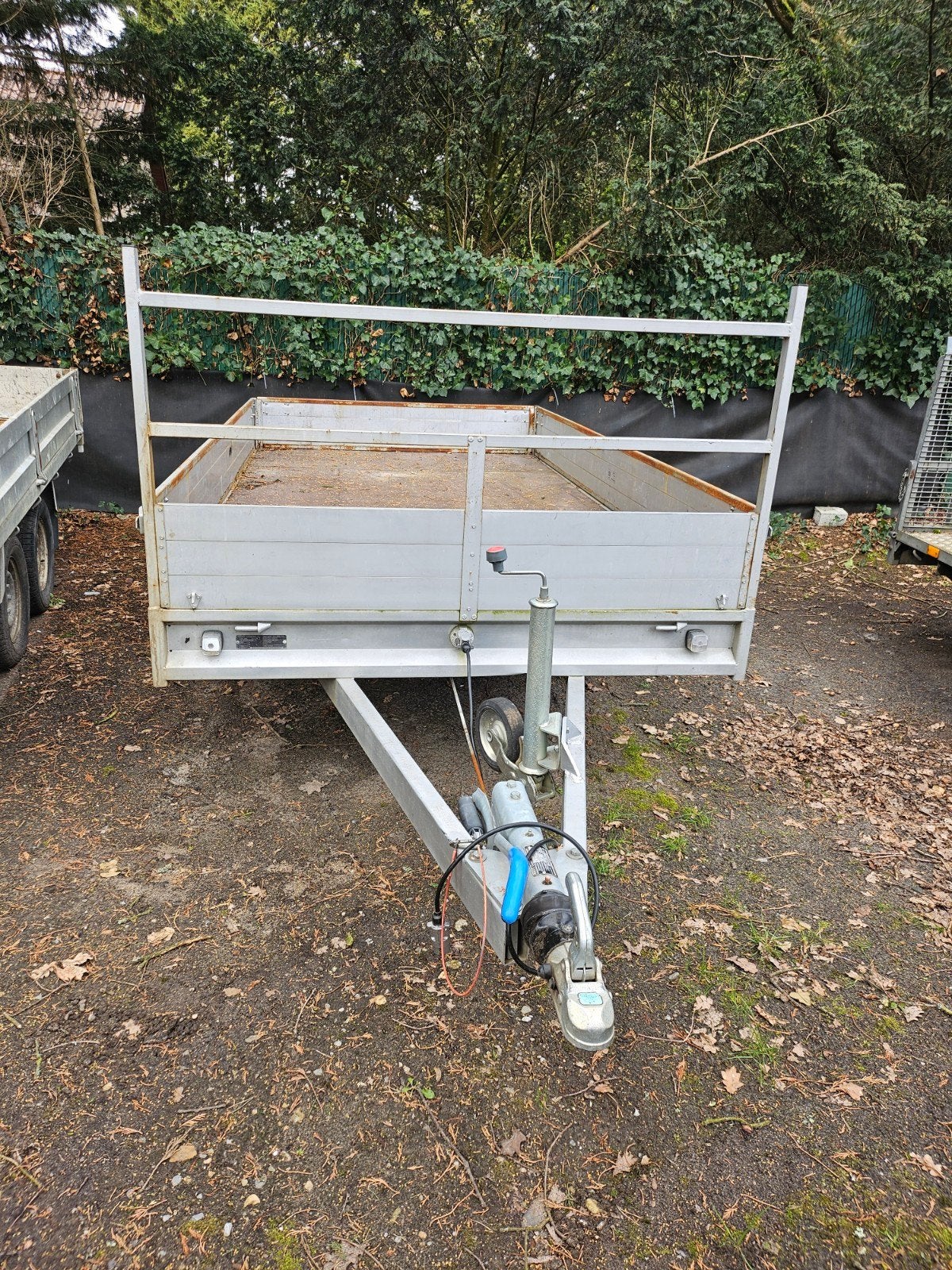 plateau aanhangwagen, Enlèvement